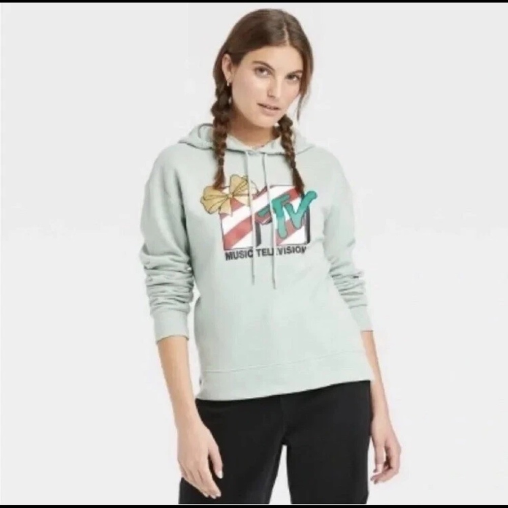 MTV Christmas Hoodie NWT